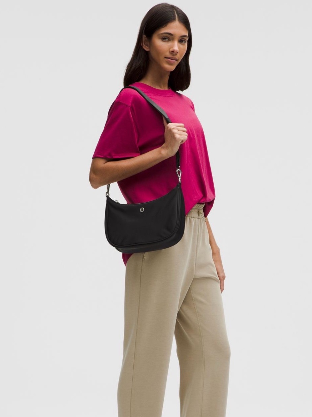 Lululemon City Essentials Small Shoulder Bag 3L Black Crossbody